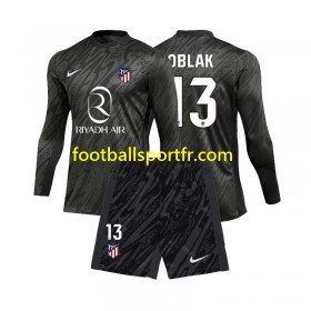Tenue Atlético Madrid Jan Oblak 13 Gardien Enfant Domicile 2024-2025 Maillot de Foot ML